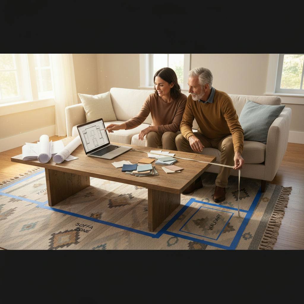 Editorial hero image illustrating: Living Room Furniture Layout Rules: A Practical Guide