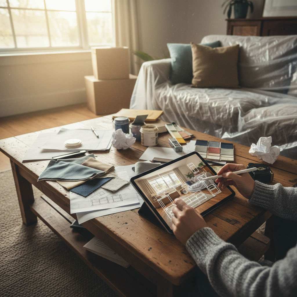 Illustration for: What's the best online room builder for living rooms?