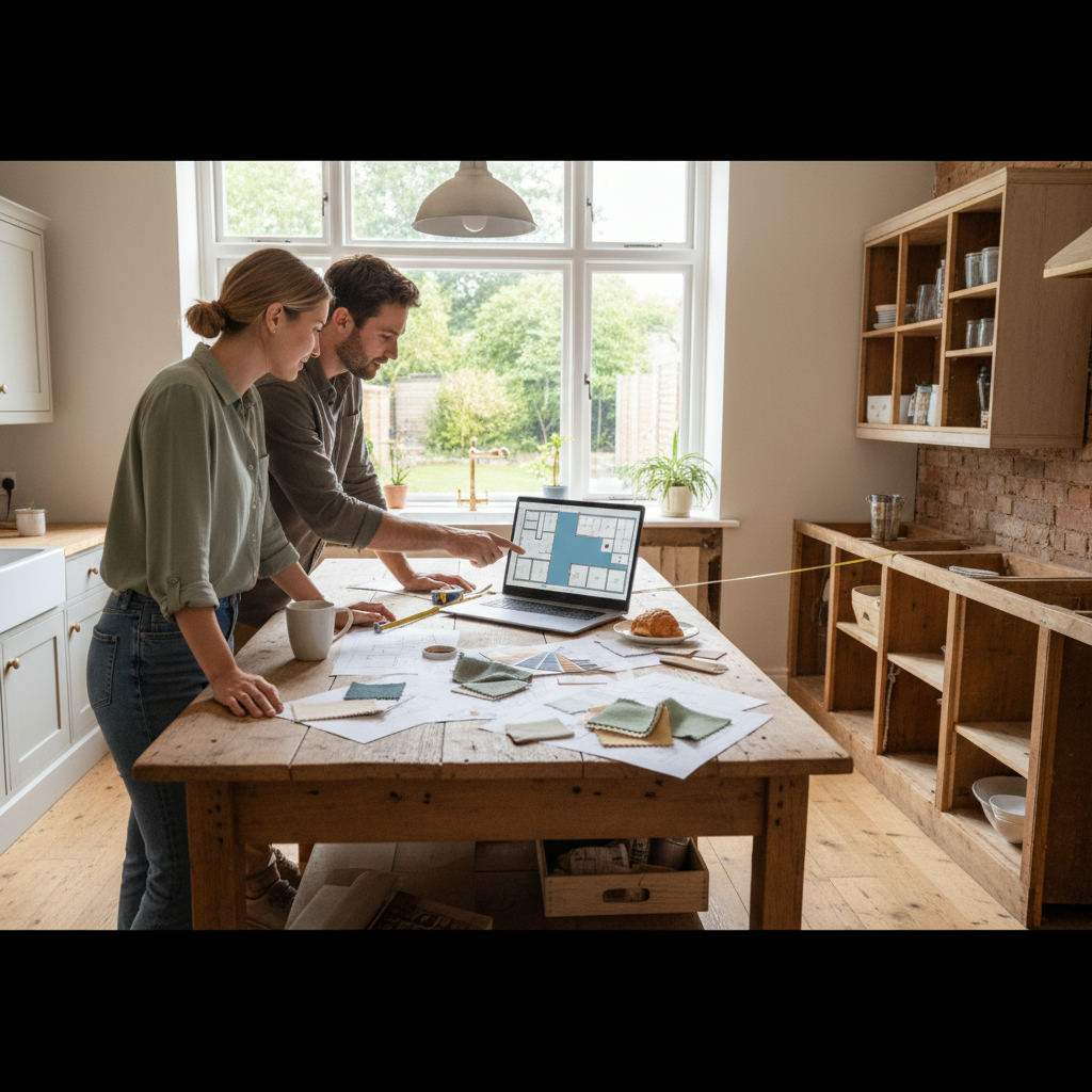 Illustration for: Why Your Kitchen Layout Matters More Than Your Cabinet Choice