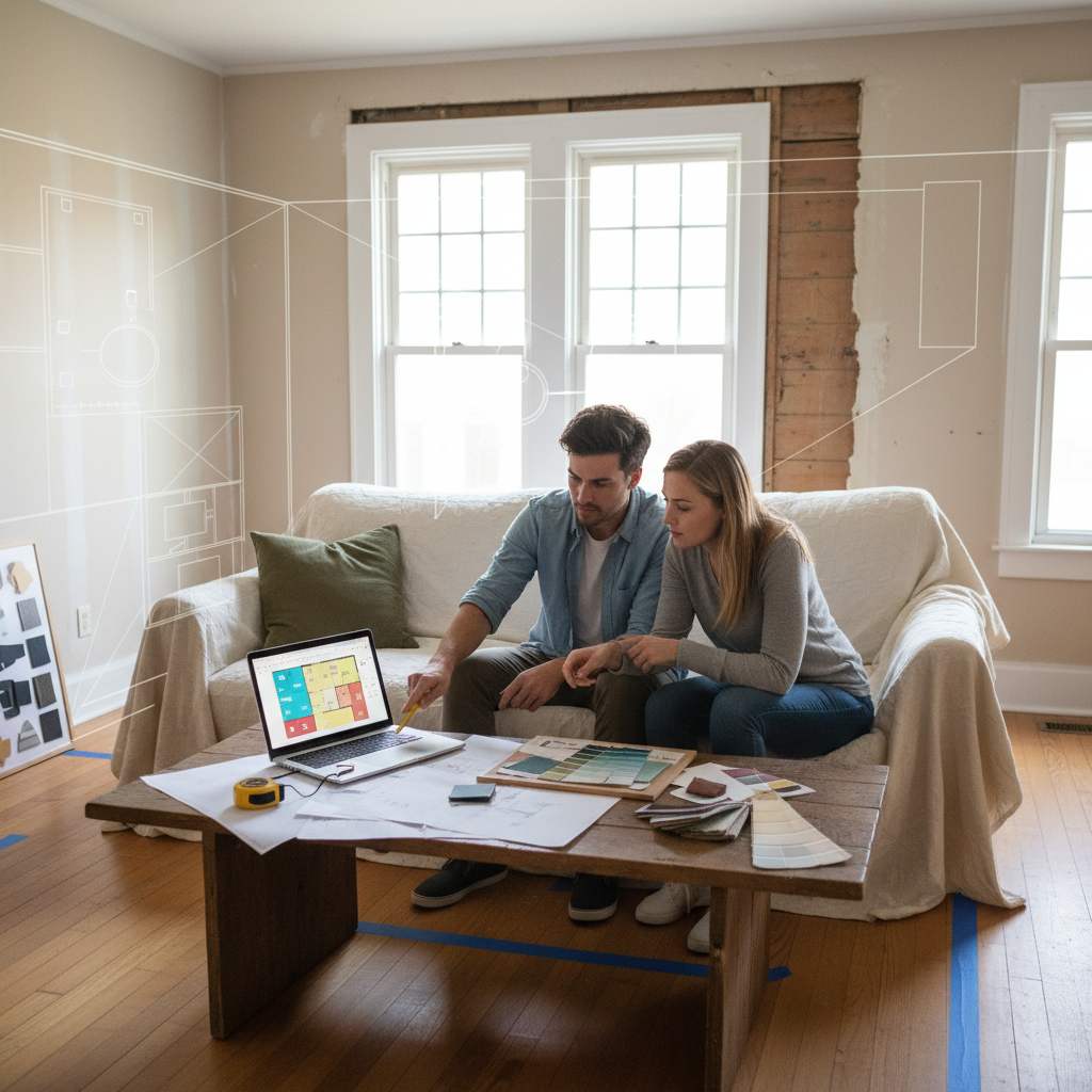 Editorial hero image illustrating: 8 Floor Plan Mistakes to Fix Before Work Starts