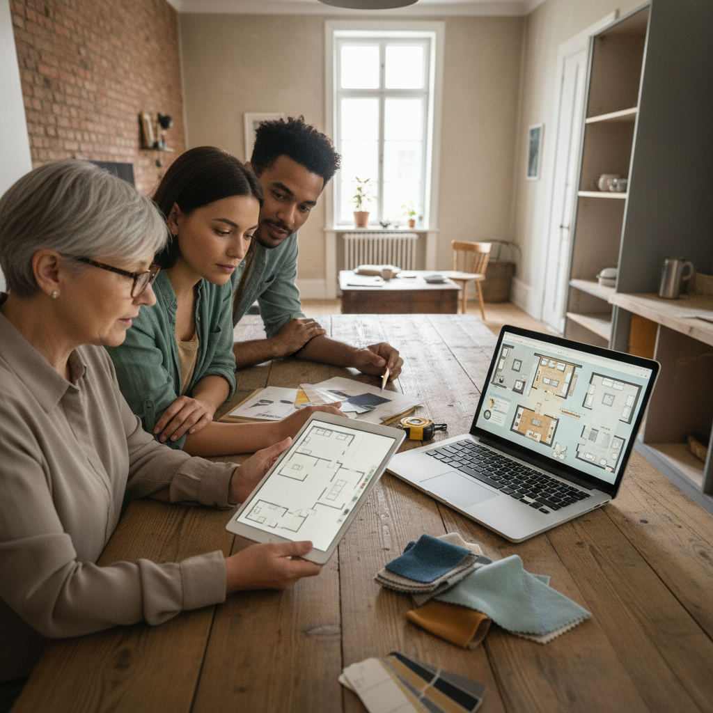 Editorial hero image illustrating: Free vs Paid Floor Plan Software: What You Need