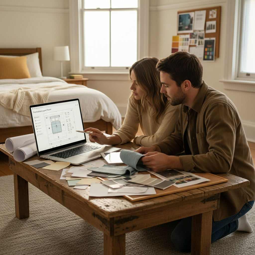 Editorial hero image illustrating: Best Free Bedroom Layout Planner Online 2025
