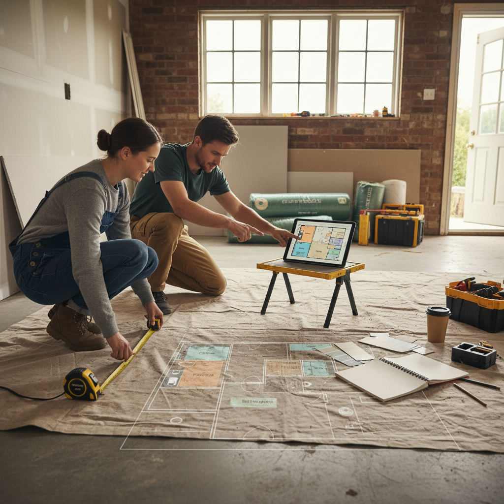 Editorial hero image illustrating: How to Plan a Garage Conversion: Step-by-Step Floor Plan Guide