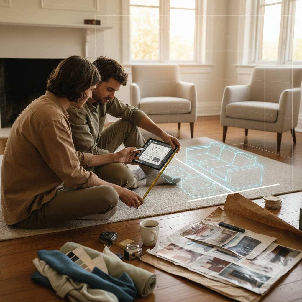 Editorial hero image illustrating: Living Room Furniture Layout: A Practical Guide