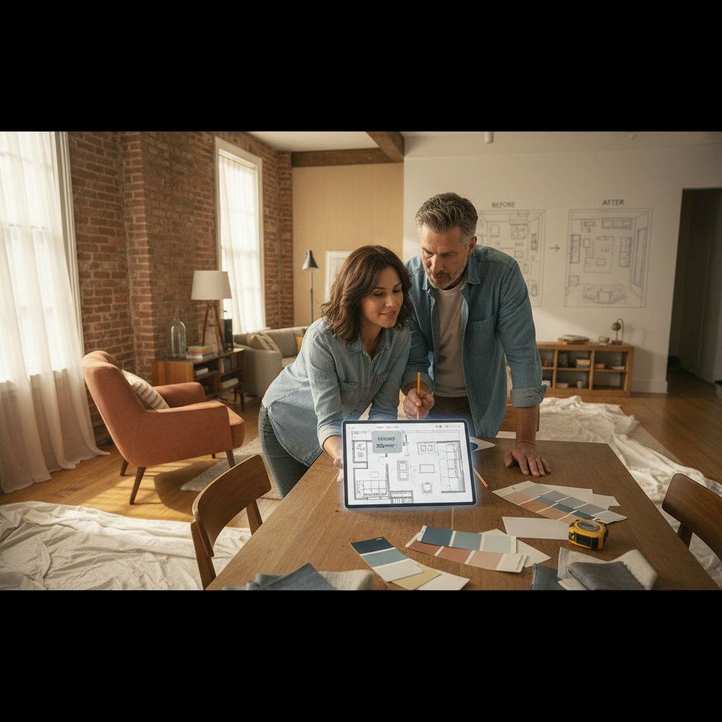 Editorial hero image illustrating: Best Room Planner App for Renovations 2025
