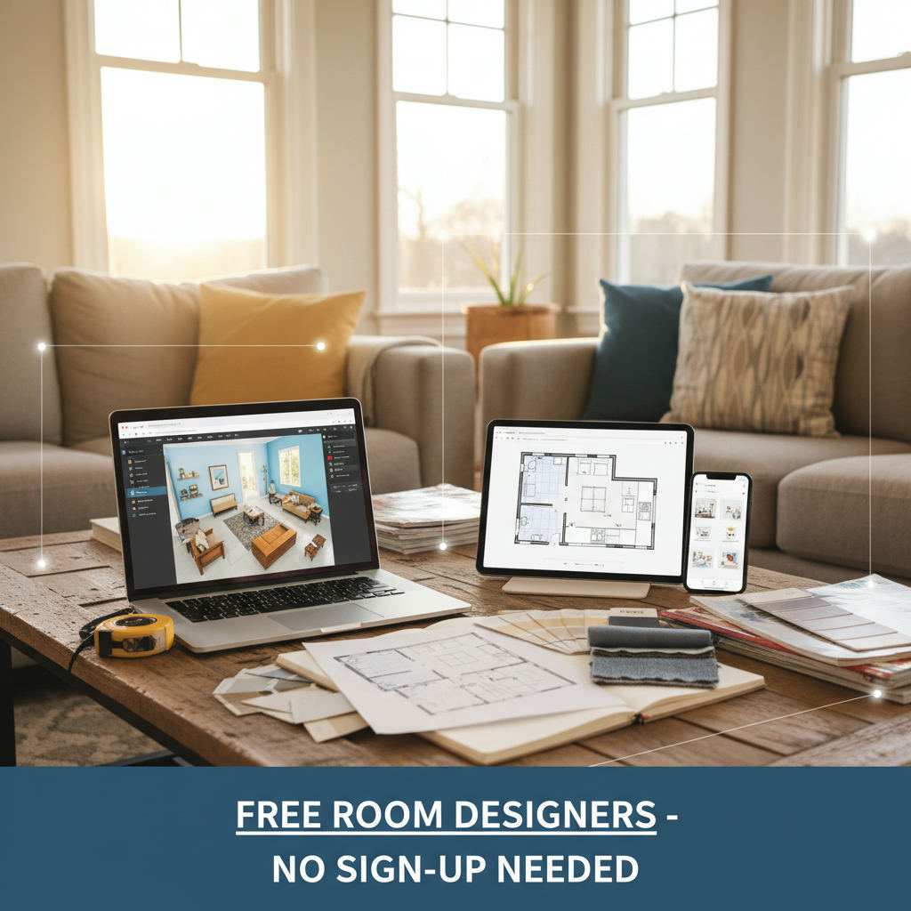 Editorial hero image illustrating: What Is the Best Free Online Room Designer? An Honest Guide