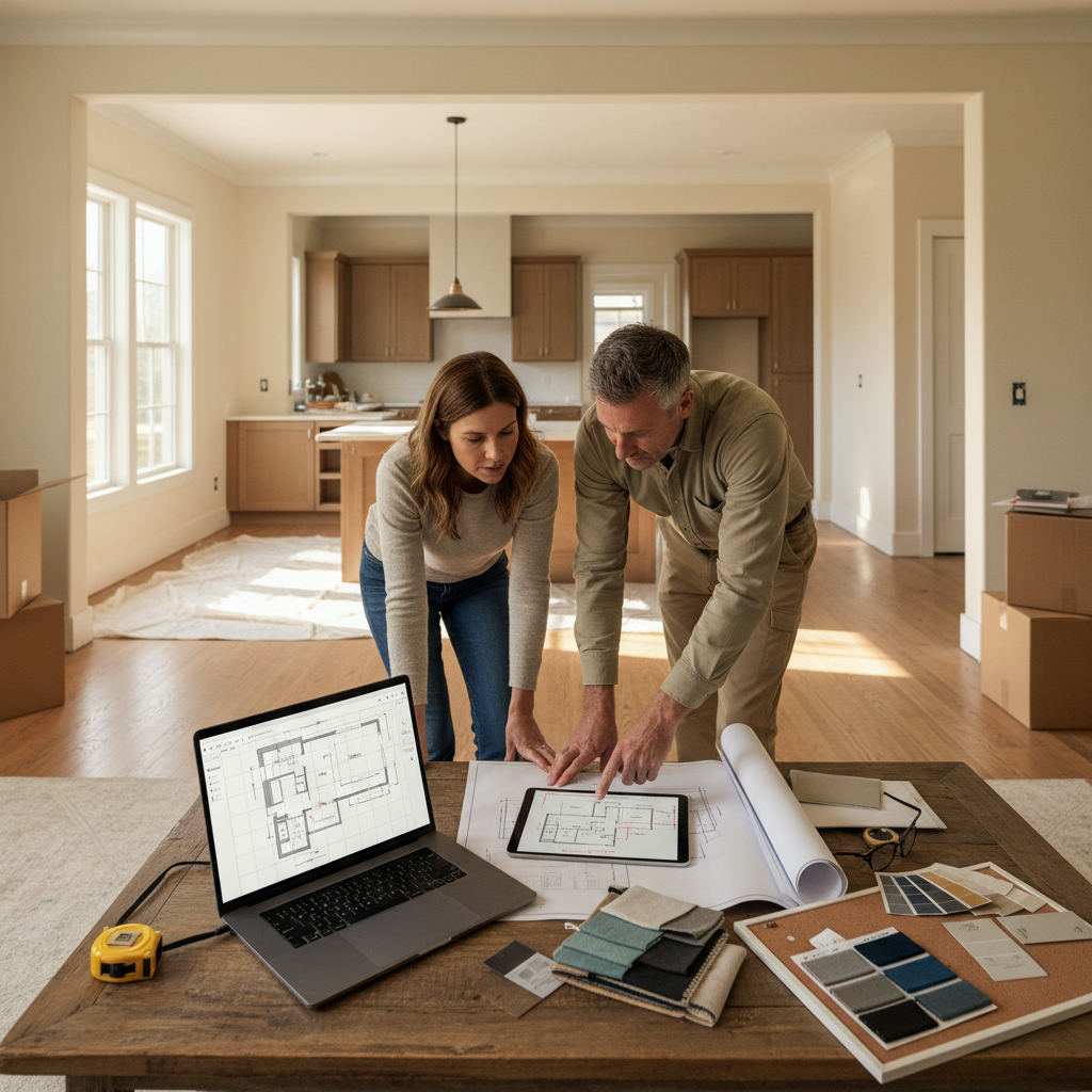 Editorial hero image illustrating: Floor Plan Maker for Contractors: Clear Layouts Fast