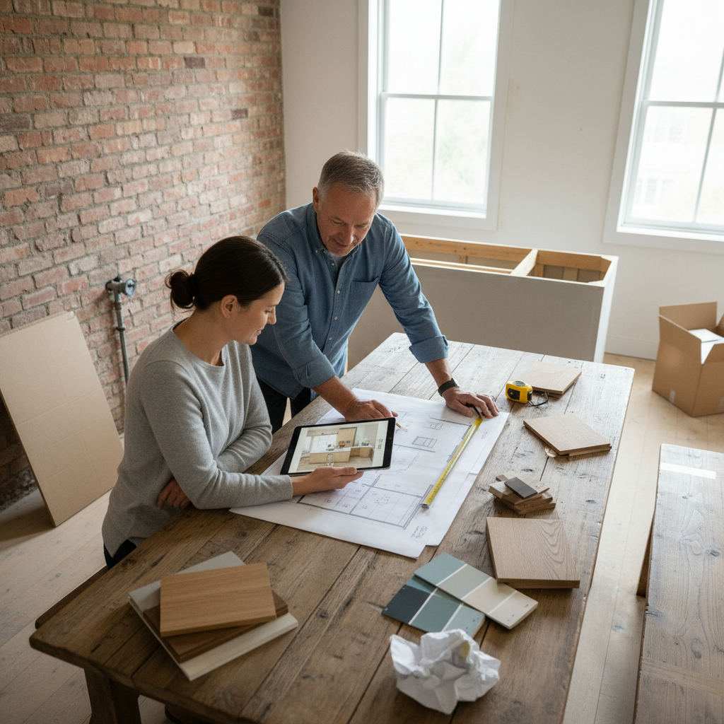 Illustration for: How do you share an accurate kitchen plan with your fitter?