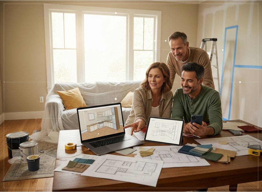 Editorial hero image illustrating: Room Planning Tools: The Best Free Options for Renovators