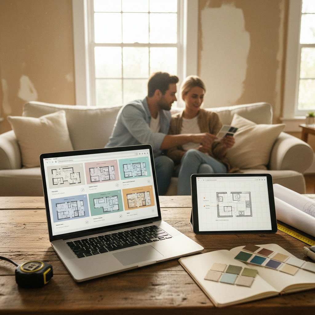 Editorial hero image illustrating: Best Free Floor Plan Software: No Download Needed